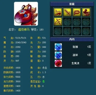 梦幻西游超级神兽选购指南与技能解析