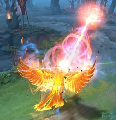 Dota2凤凰伤害输出攻略：出门装到神装搭配及技能加点建议
