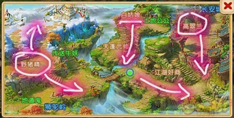 梦幻西游快速到长寿村攻略：传送点、飞行符等5种方法